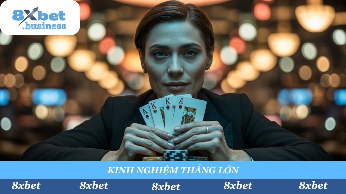 Áp dụng 5+ kinh nghiệm chơi Bài Cào 8xbet từ cao thủ: Giữ tâm lý "thép" và biết dừng đúng lúc để luôn là người chiến thắng.