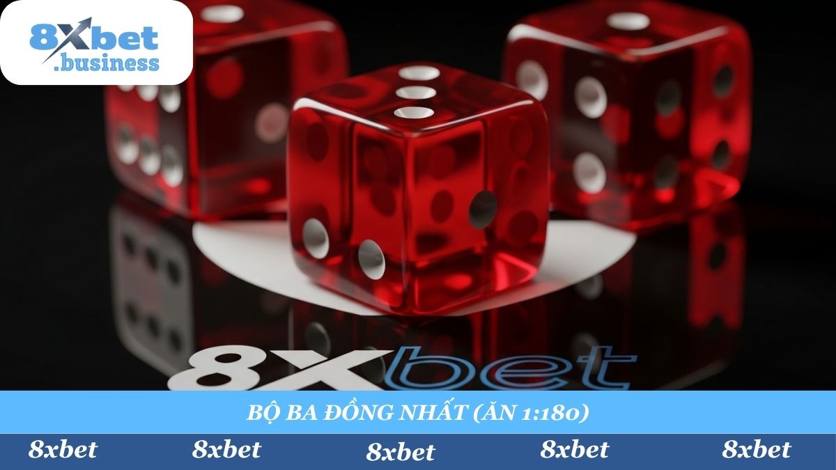 "Bão" (Bộ Ba Đồng Nhất) – Cửa cược có tỷ lệ ăn cao nhất tại Tài Xỉu 8xbet, nhưng cũng là trường hợp khiến cược Tài/Xỉu thua cuộc.